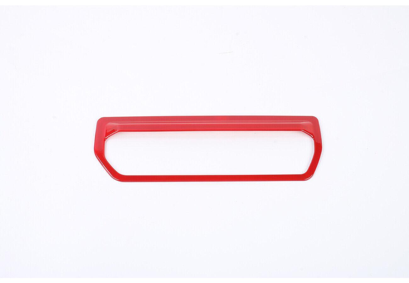 Red Console Differential Control Switch Panel Cover Trim for Ford Bronco 21-23