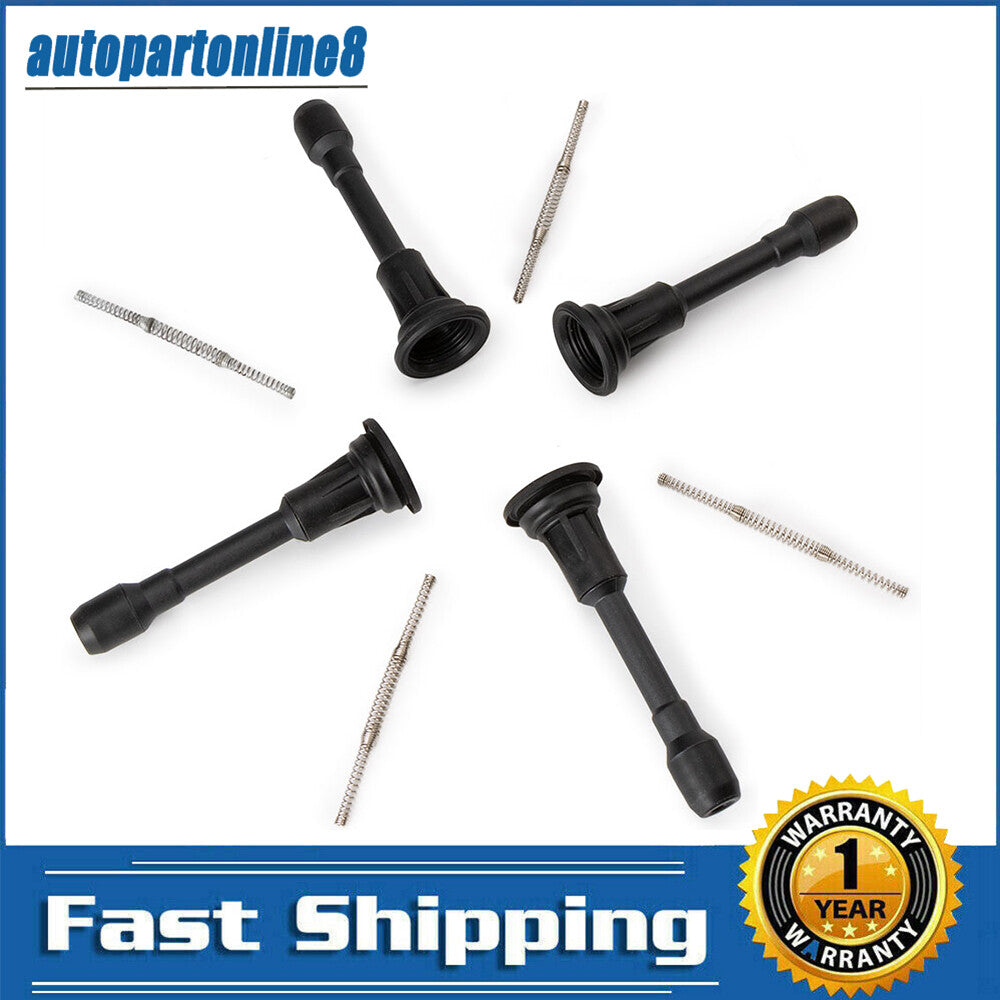 4X Ignition Coil Rubber Boot Spring for Nissan Altima Rogue Sentra 22448JA00A