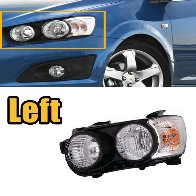Left Driver side front LHD Headlight for Chevrolet Aveo 2011 96831061