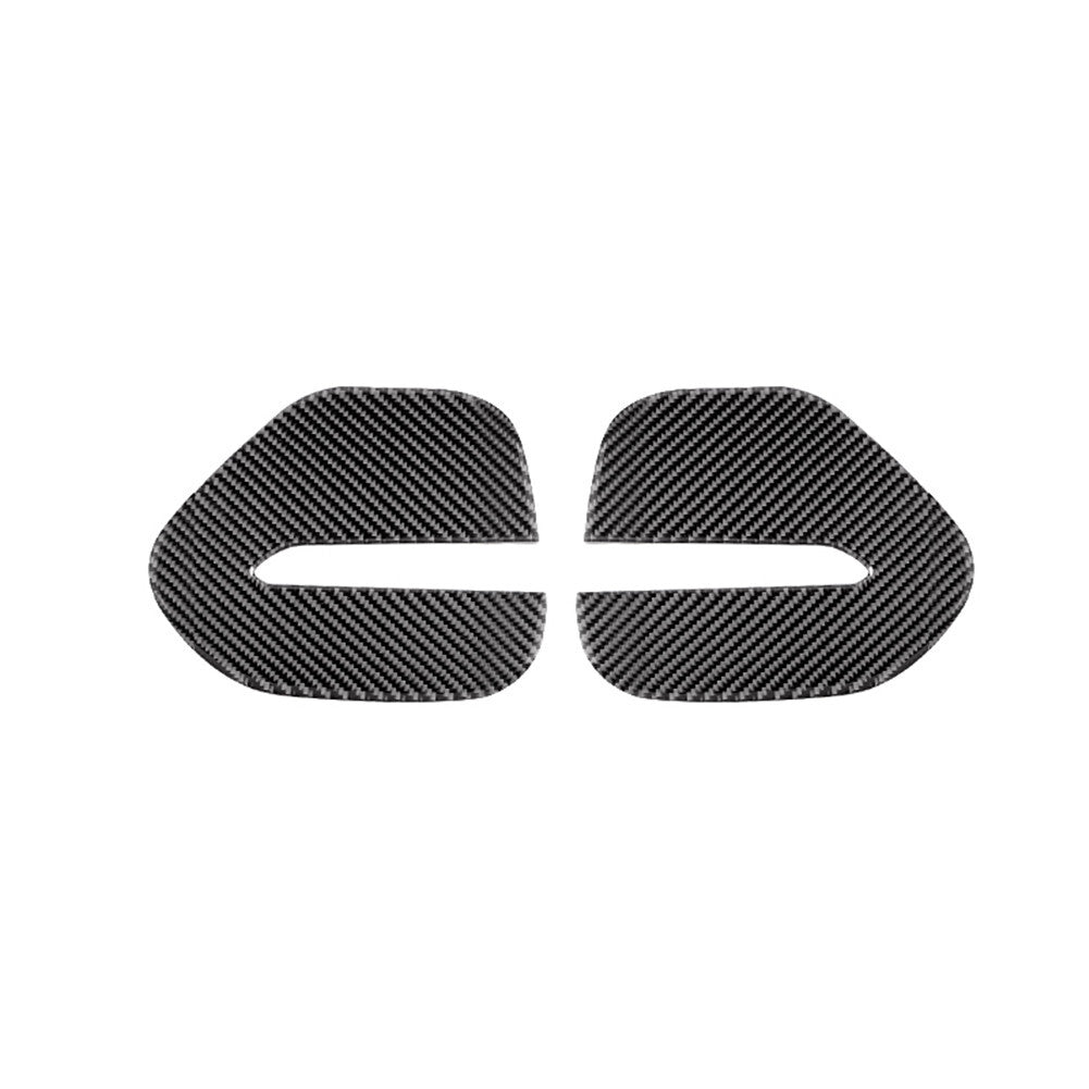 Carbon fiber charging connection field trim for Porsche Taycan 2019-2022 type B