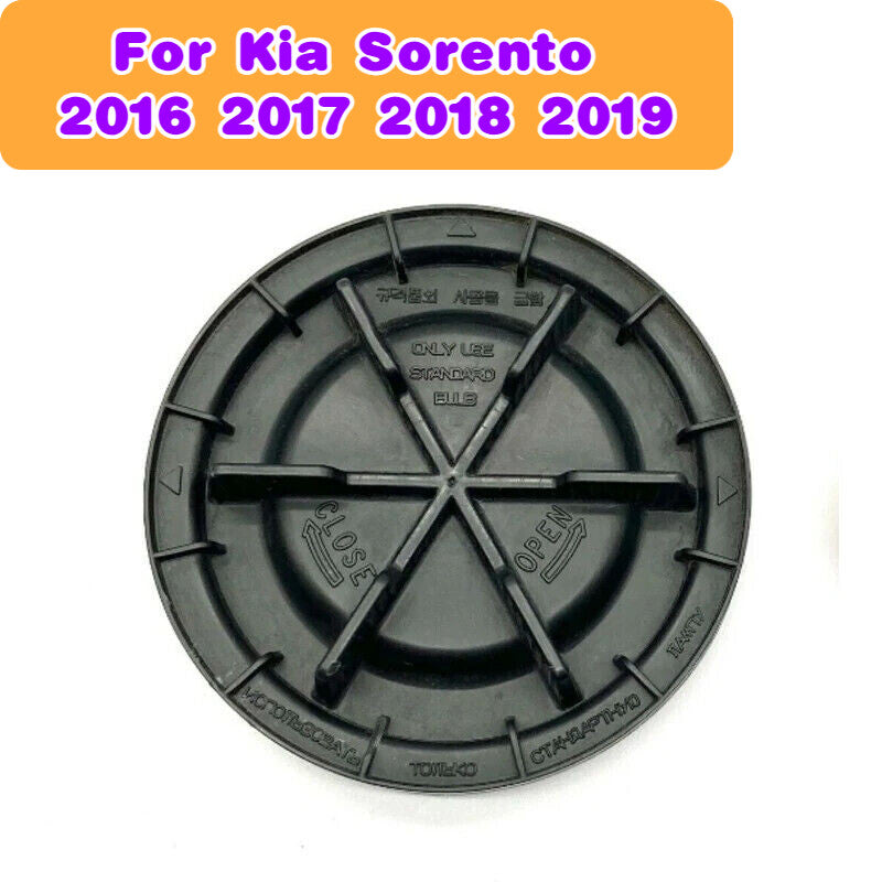 Car Low Beam Headlight Rear Cover Dust Cover for Kia Sorento 2016 2017 2018