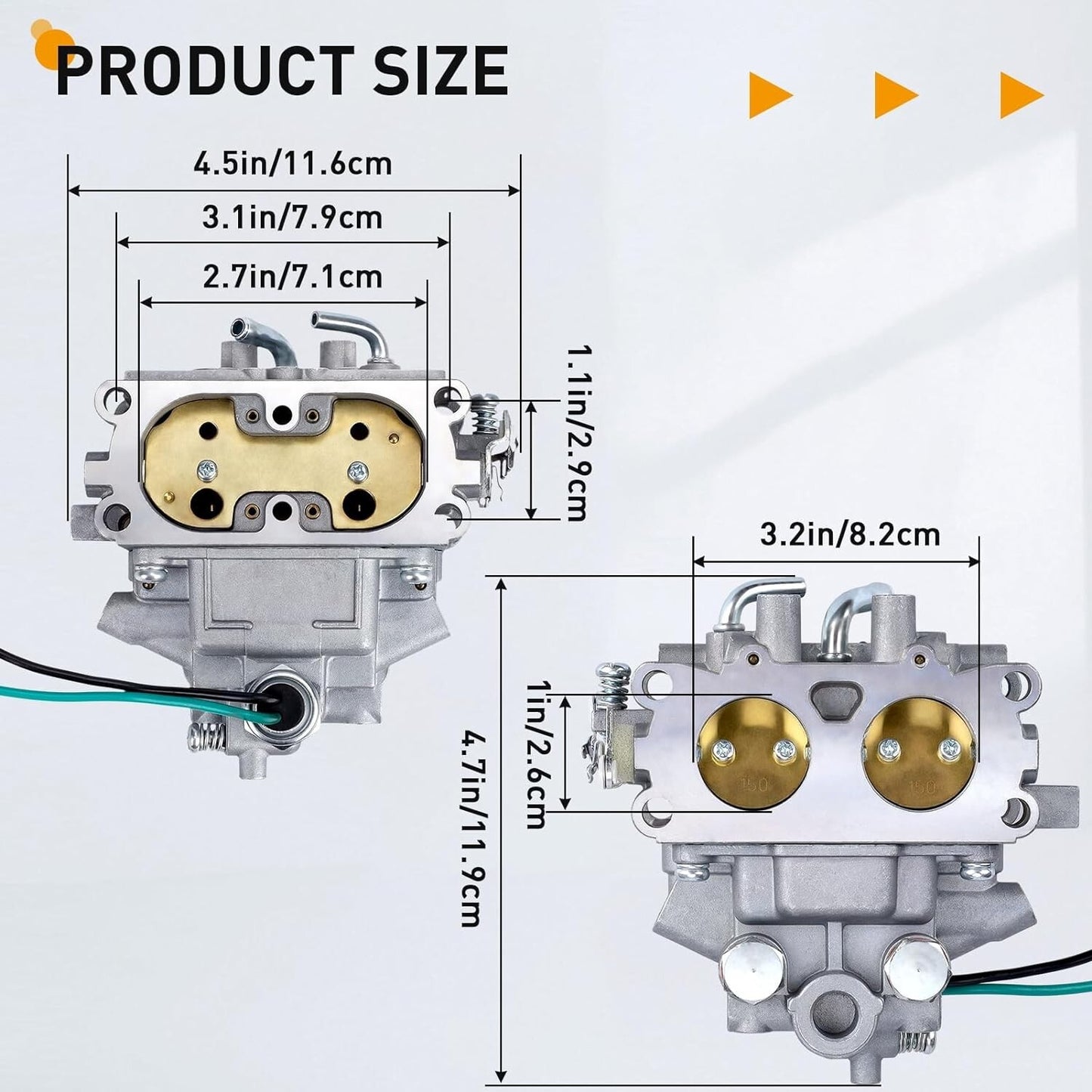Carburetor Carb Replacement for Kawasaki FH601V Engine Carb 15003-7077 15003-704