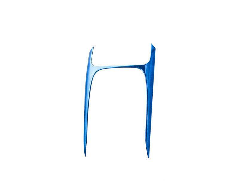 Car For 2019-22 for Toyota for Corolla Blue Steel Central Console Gear Shift Panel Trim