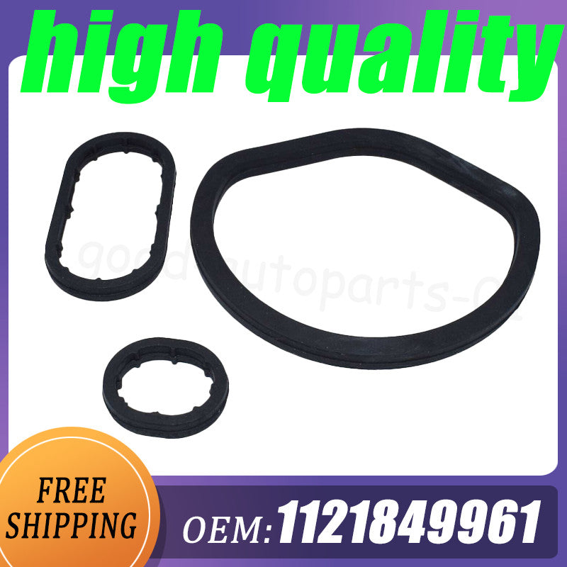 3-piece engine oil cooler seal kit for Mercedes-Benz ML320, ML500, CL500 A1121849961