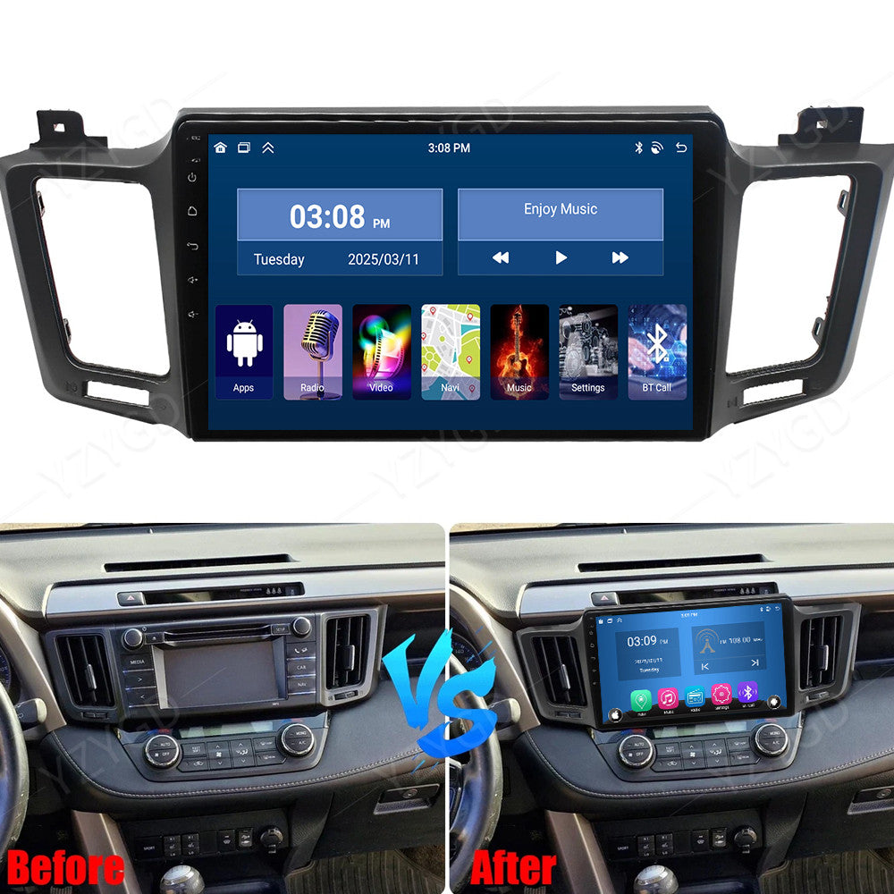 Carplay Car Radio 10 Android for Toyota RAV4 2013-2018 Stereo GPS Navi Screen