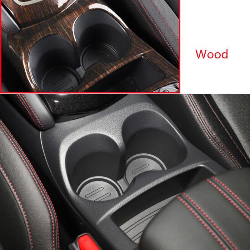 for Nissan Rogue Sport 2017-2021 Wood Grain Inner Gear Shift Box Panel Cover 2pc