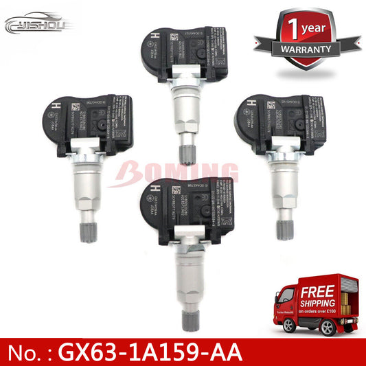 4-piece LR070840 tire pressure sensor kit GX63-1A159-AA for Land Rover Range 433MHz