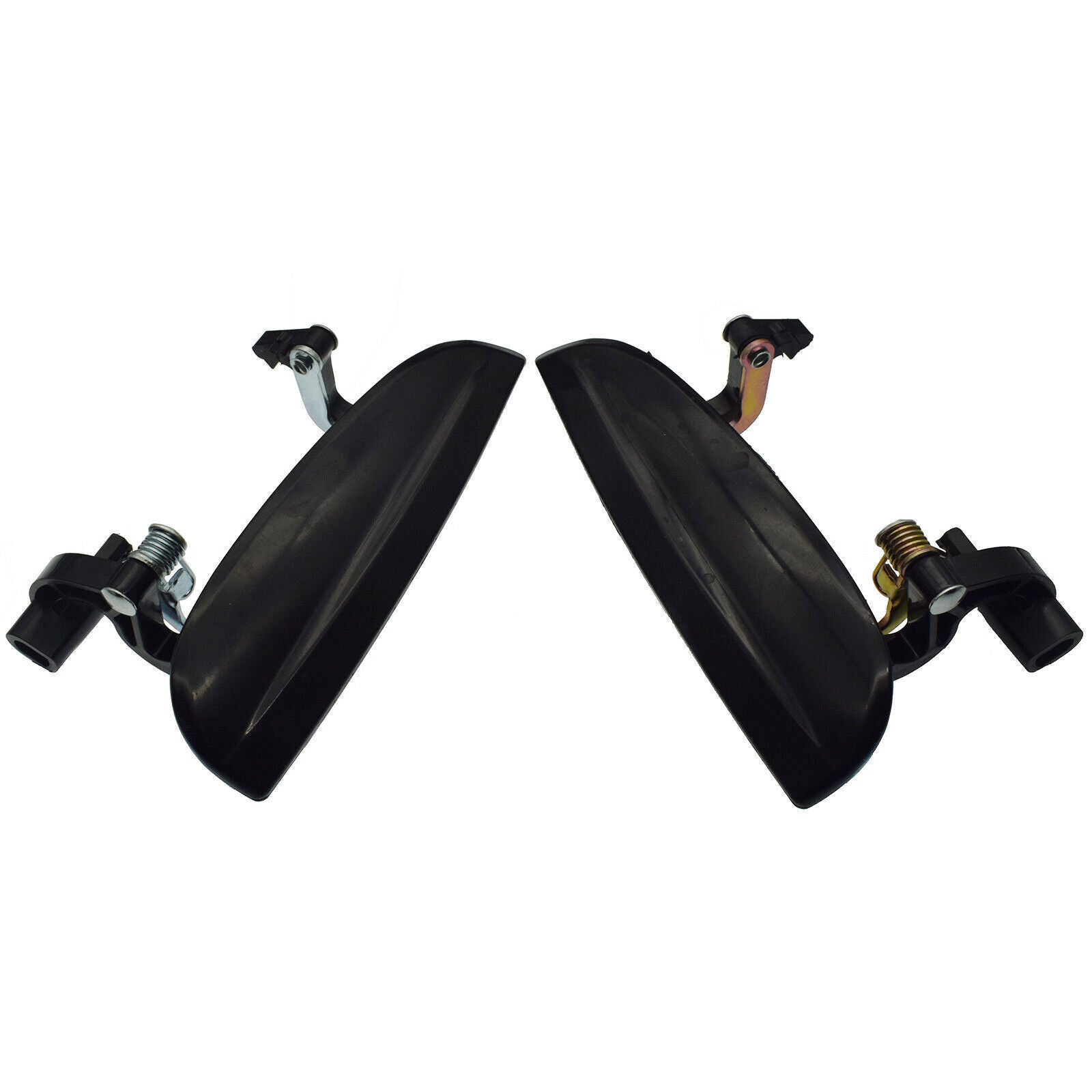 For 2003-2005 for Kia Rio Rear Left Right Exterior Outside Door Handles Black Pair