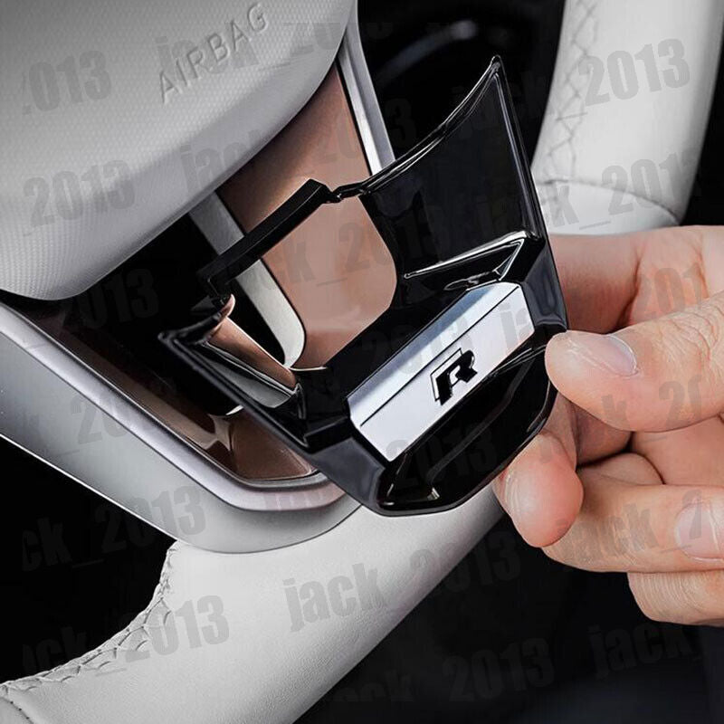 ABS R Style Inner Steering Wheel Cover Trim for Volkswagen for VW ID.3 ID3 2021-2024