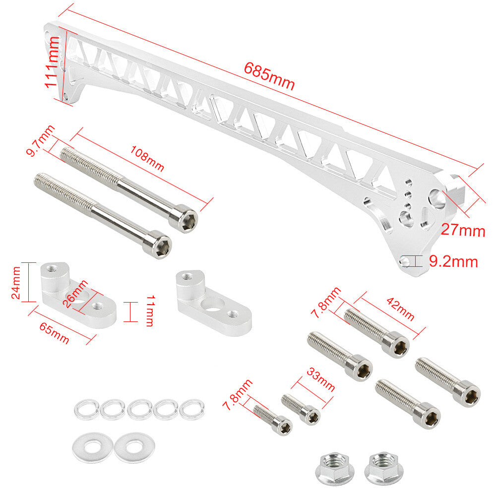 For 94-01 for Acura Integra 92-95 for Honda for Civic Rear Lower Control Arms Subframe Brace