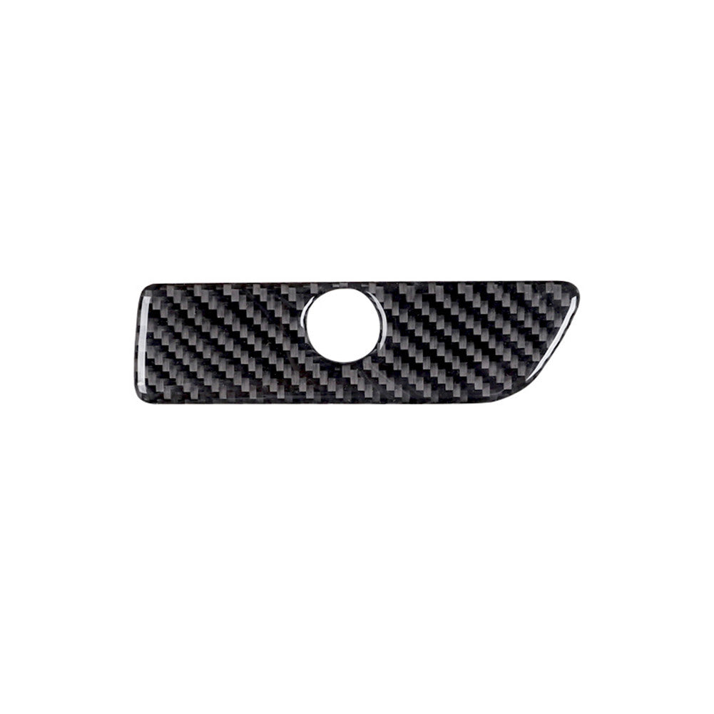 Carbon Fiber Storage Box Handle Panel Trim Cover Decor for Ford Explorer 2011-14