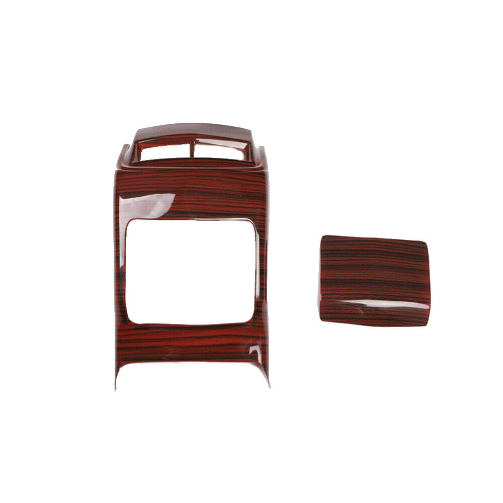 Rear Air Outlet Vent Frame Trim Inner for Cadillac XTS 2013-2017 Red Wood Grain