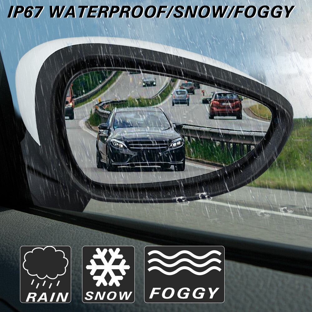 F¨¹r for Ford Fiesta MK7 2008-2012 Rechts Spiegel Beheizbar Manuell Spiegelglas Wei?