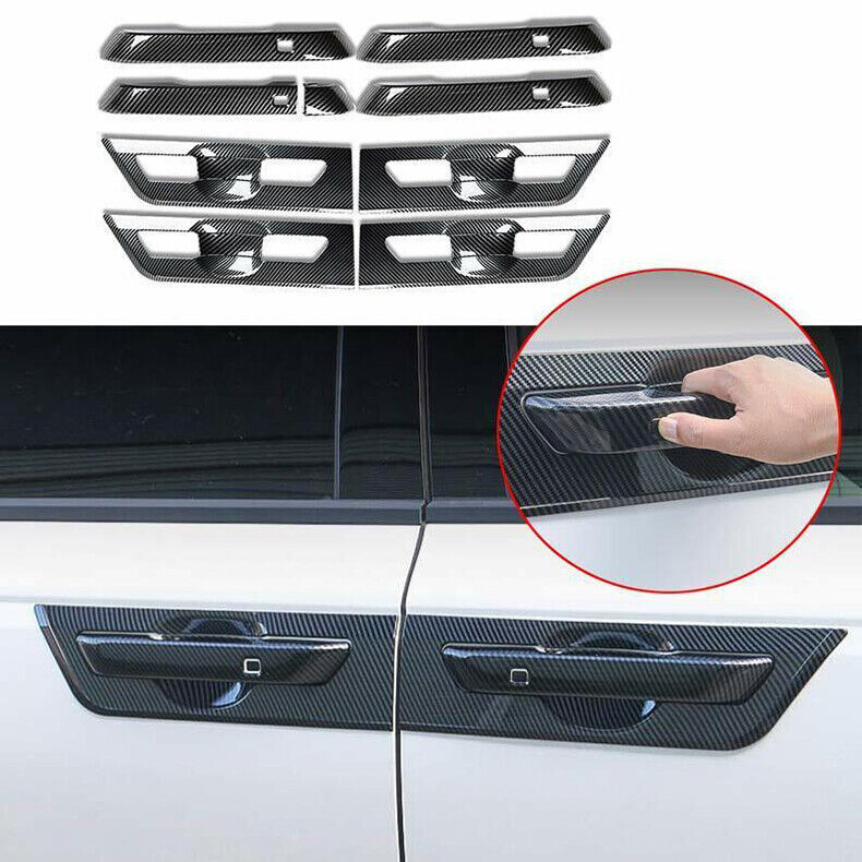 for Kia Carnival 2022-2023 Carbon Fiber ABS Exterior Molding Trim Cover Kit 21x