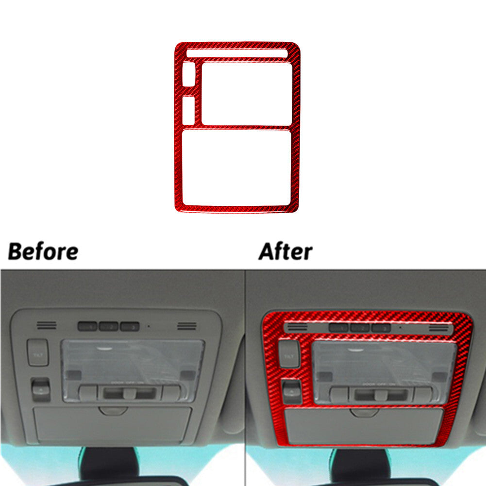 Red Carbon Fiber Overhead Console Frame Trim for LEXUS RX330 RX350 2004-2009