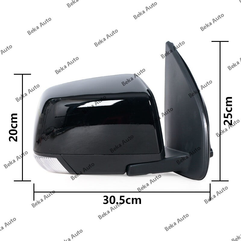 for ISUZU D-MAX DMax 2012 - 19 Right Rearview Mirror with Folding Heated Lens 10-inch