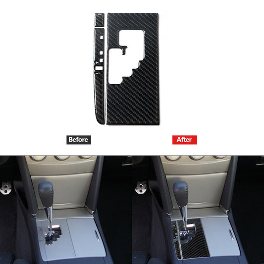 3Pcs Carbon Fiber Automatic Transmission Panel Cover Trim TypeB for Toyota for Camry