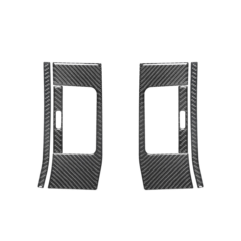 6X Carbon Fiber Dashboard Air Vent Cover Trim For Land for Range Rover Sport 2014-17
