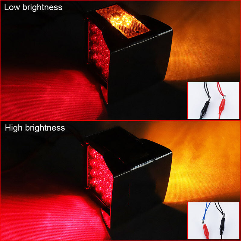 2PCS Dual Face LED Marker Light Turn Signal Truck Fender Pedestal Parking Lamp