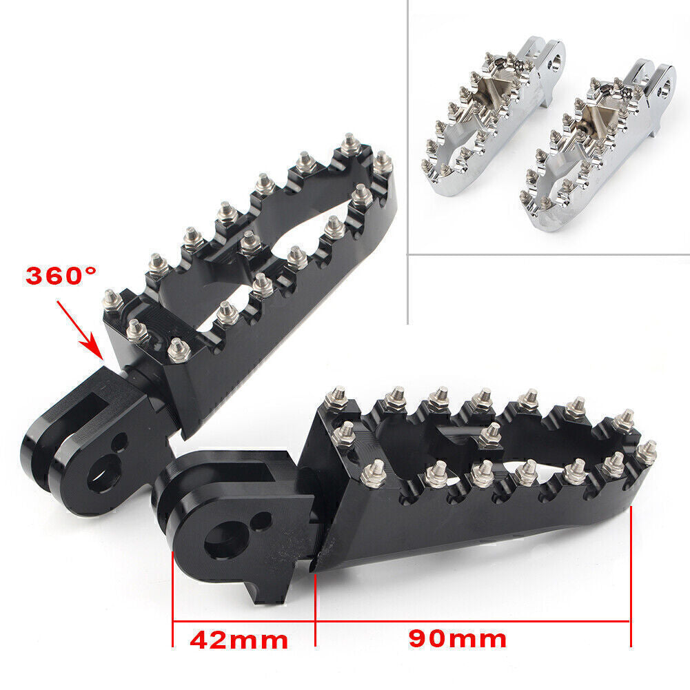 2x Foot Peg Footrest Fit Thunderbird/Adventurer/Legend/ Bonnevill T100