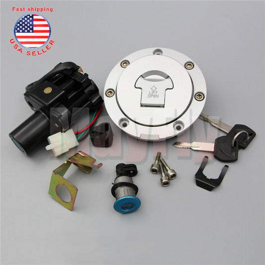 Fit For CBR1100XX VTR1000F ST1300 Ignition Switch Fuel Gas Cap for Seat Lock Key Set