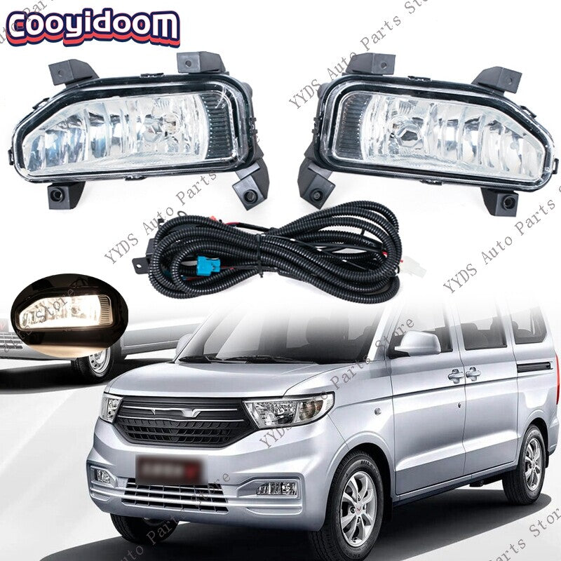 Set Front FogLight DRL Daytime Running Lamp for Chevrolet for Wuling Hongguang N400