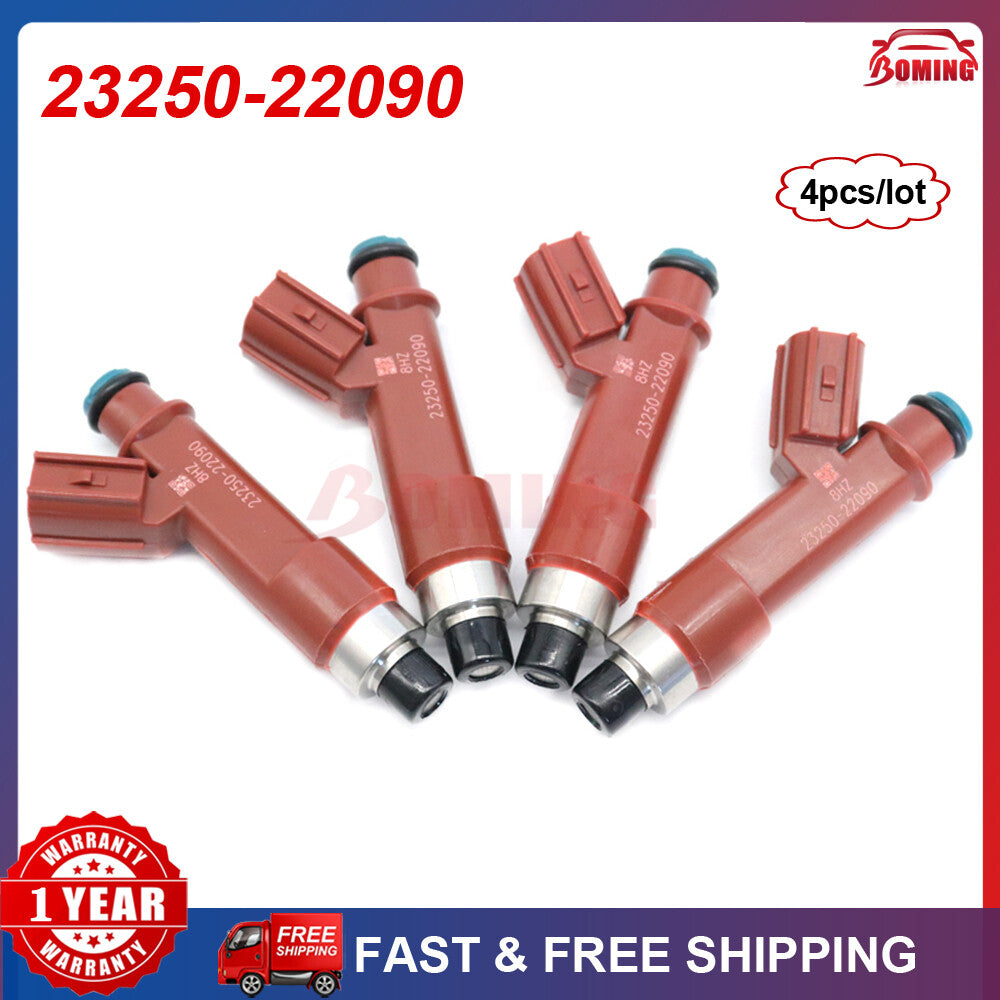 4-piece fuel injector nozzle pack for Toyota for Corolla ZZ142 1ZFE matrix 23250-22090