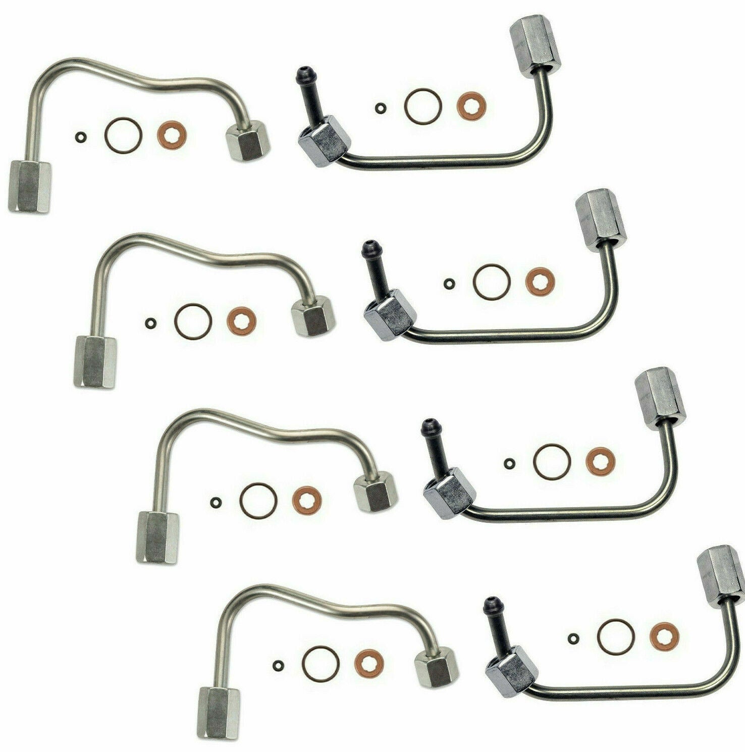 8Fuel Injection Line Set for 11-19 6.7L for Ford Injector Seal Tube Kit