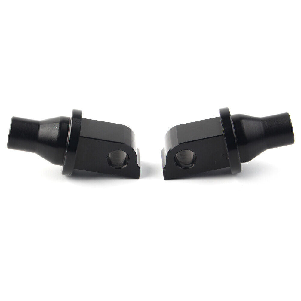 Front/Rear Tapered Foot Peg Adapters for Yamaha for Honda VTX for Suzuki Black/ Chrome
