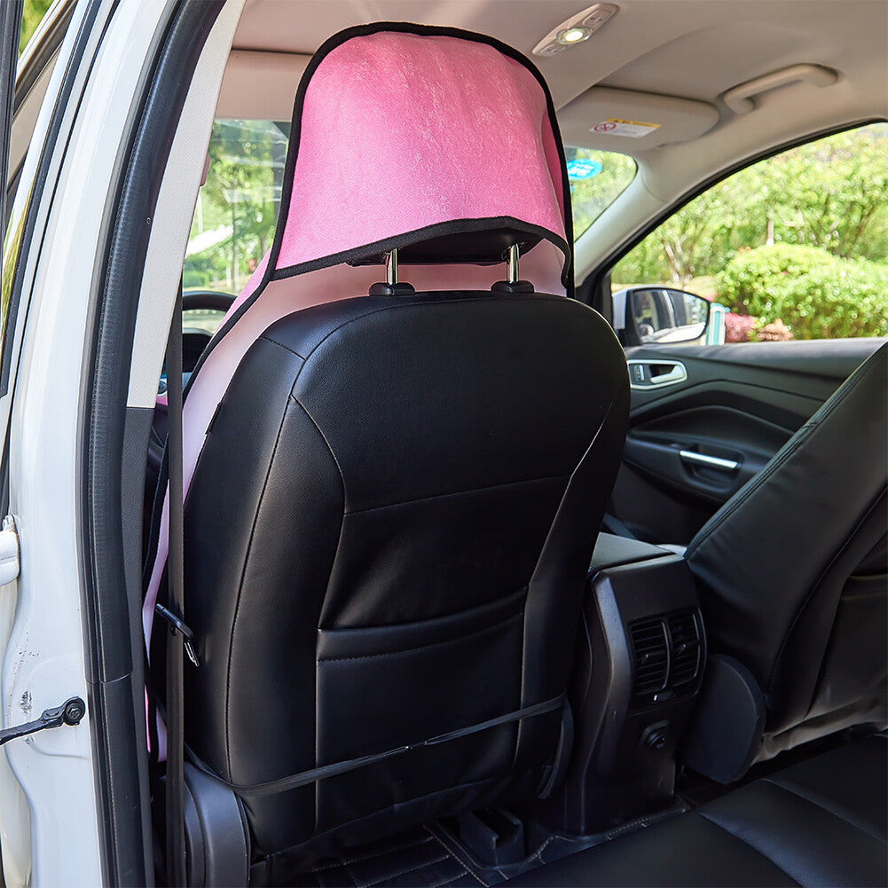 1x Multifunctional Pink Car for Seat Cover Protector Mat For Yoga Beach Sweat Towel