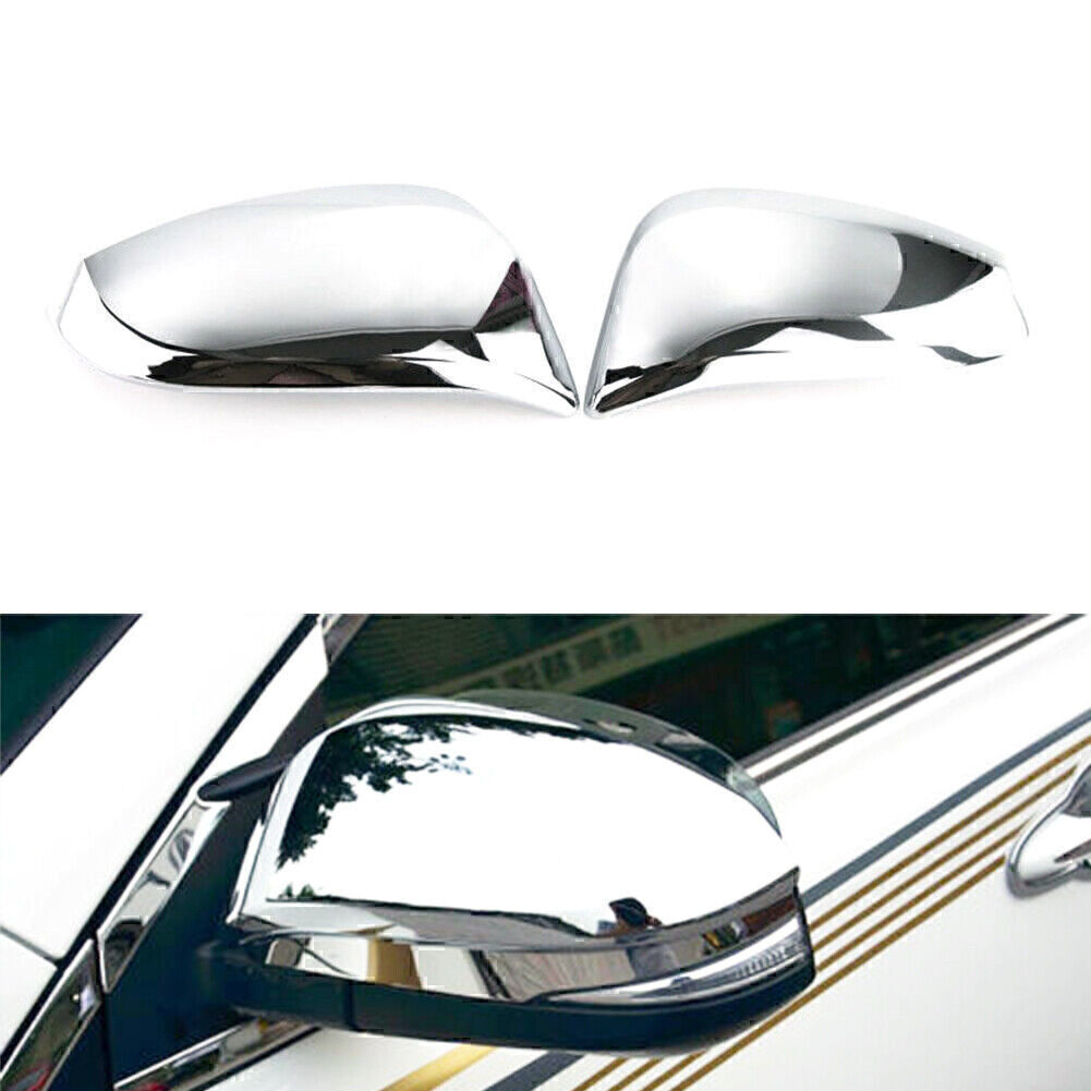 ABS Door Mirror Overlay Rear View Cover Trim for Toyota Voxy Noah R80 2014 - 18