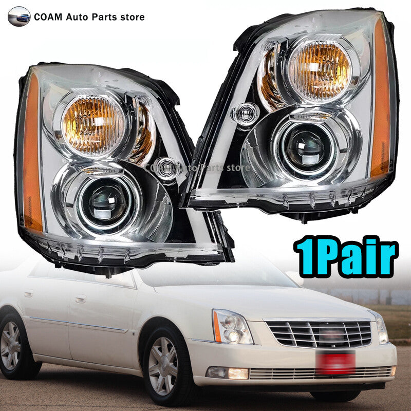 2-pack for Cadillac DTS 2006-2011 projectors with HID xenon headlight assembly