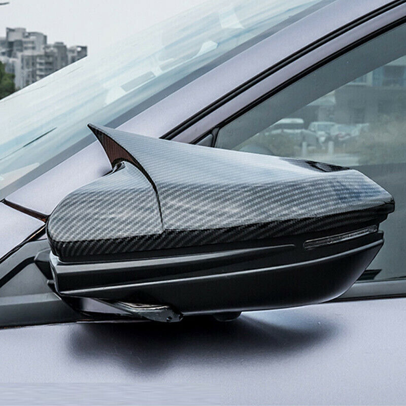Carbon fiber rearview mirror cover for Honda for Civic 2016 - 2021 OX Horn.