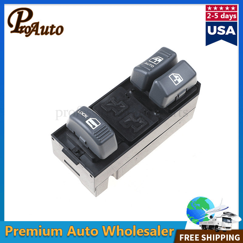 Master Power Window Switch Front Driver Side for Chevrolet for GMC Pickup 2-Door