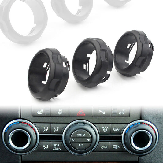 3x Central Air conditioner Control knob Fit for Range Rover Sport 2006-2013