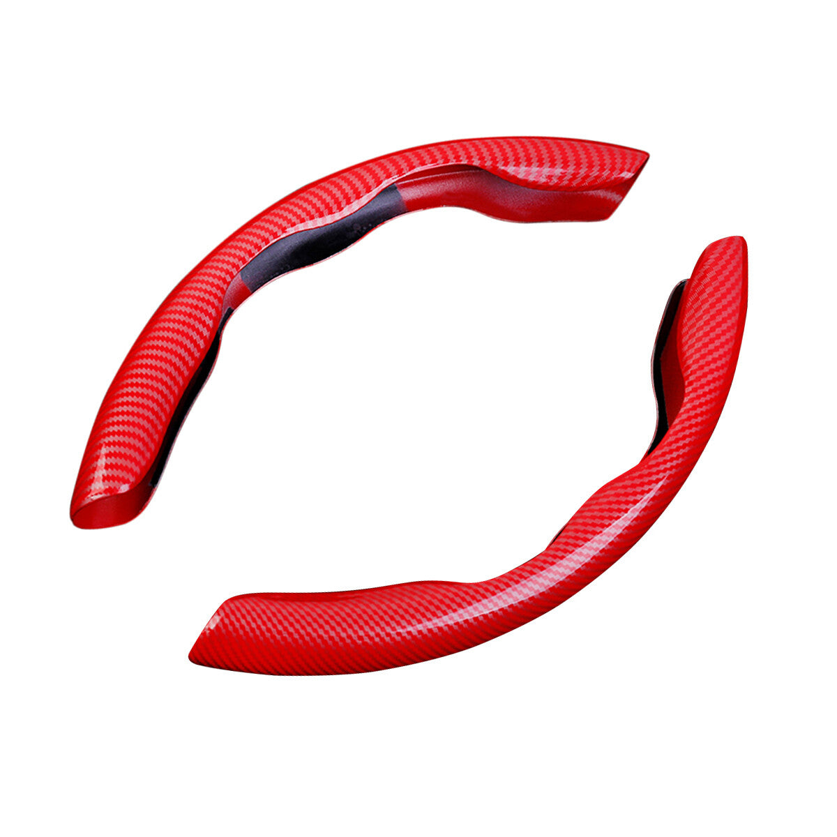 Carbon fiber red GM steering wheel supercharger protective cover anti-slip accessory