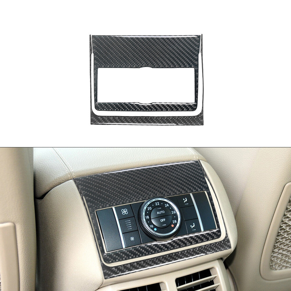 for Mercedes R-Class 2009-2012 Rear Central Air-con Trim Cover Carbon Fiber