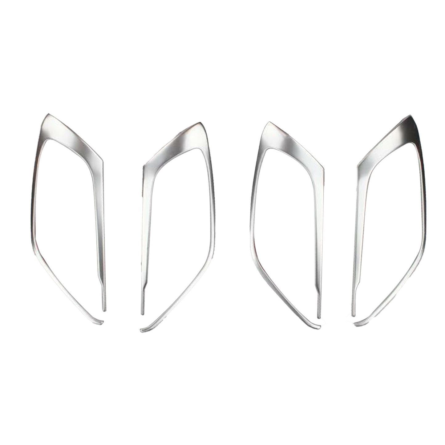 4PCS for Mazda CX-5 2017-2024 Silver Inner Door Handle Lock Frame Trim Kits