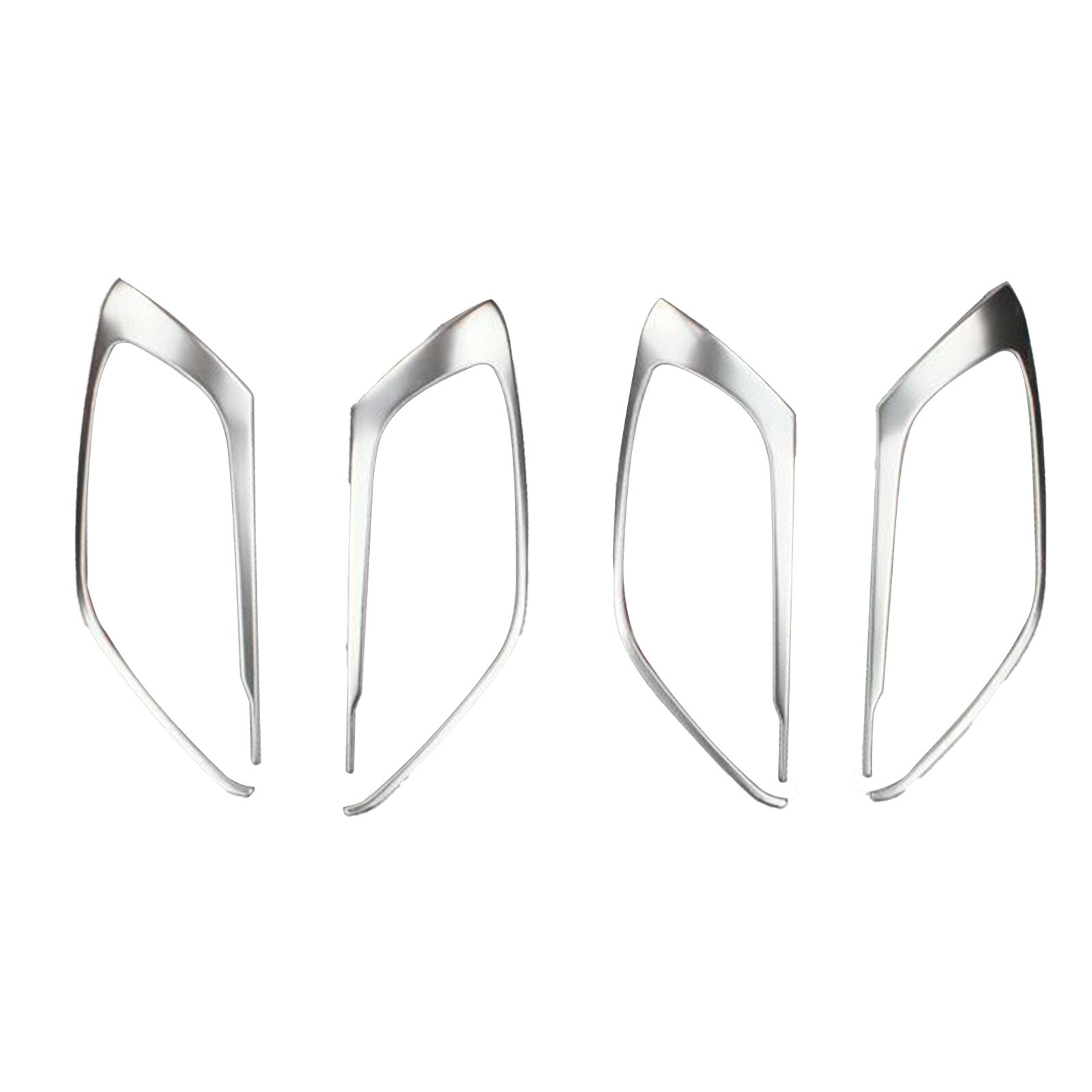 4PCS for Mazda CX-5 2017-2024 Silver Inner Door Handle Lock Frame Trim Kits