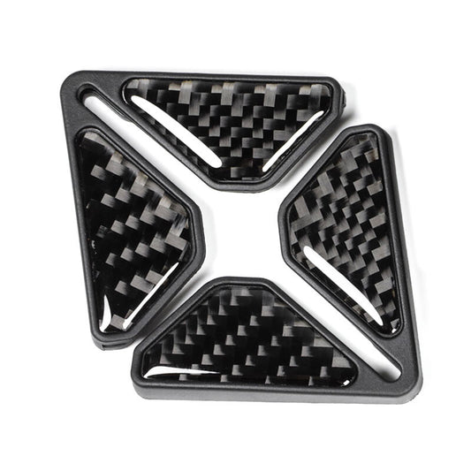 Carbon Fiber Look Sticker Car Door Angle Corner Protector Anti Collision Kit