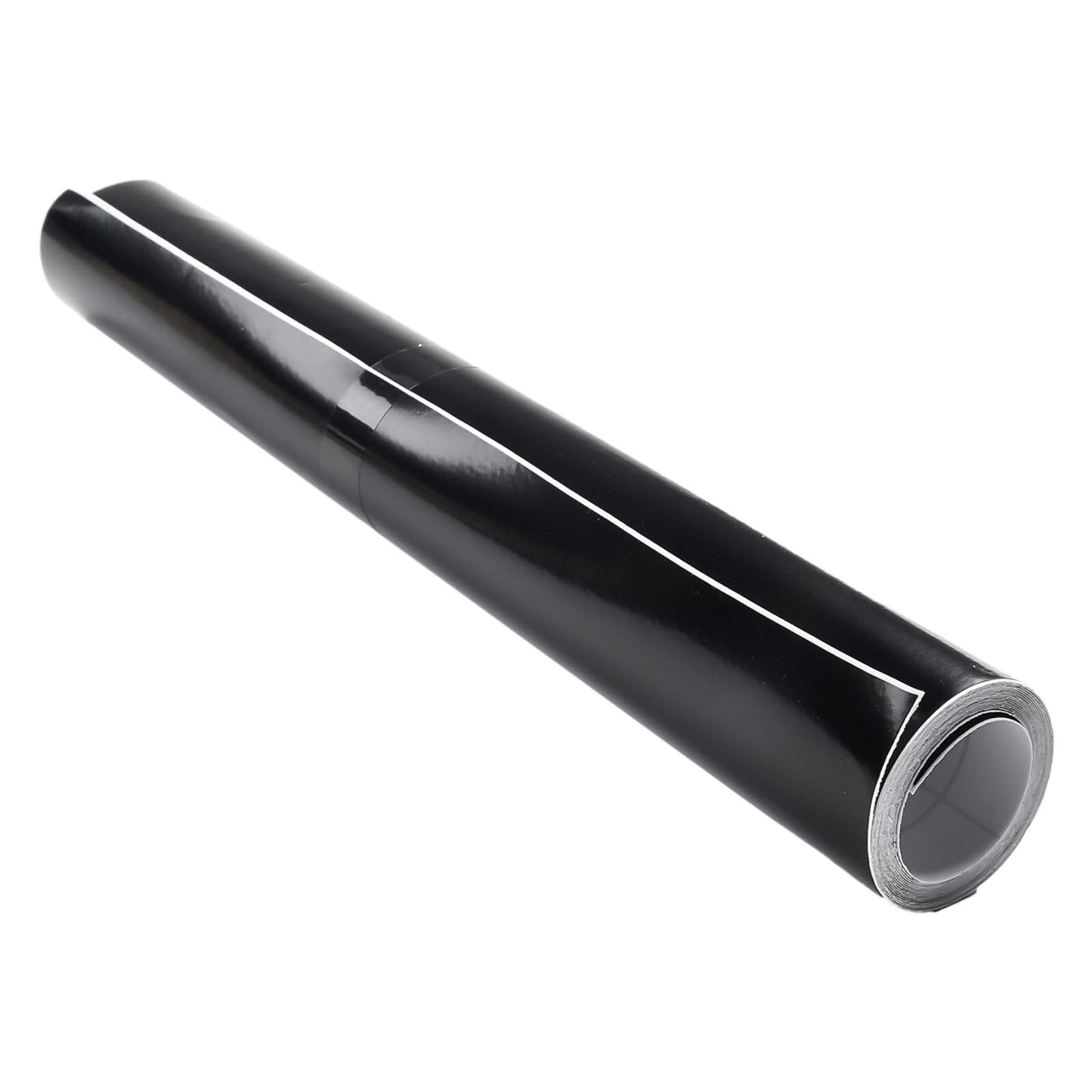 Vinyl Plain Gloss Black Car Windshield Sun Visor Sticker 200mm x 1400mm