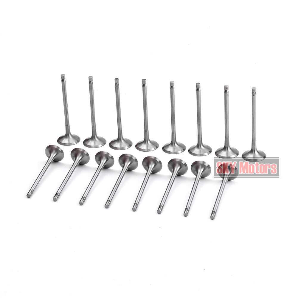 16pcs Intake  Exhaust Cam Valves Set For 1.8T 2.0T for Audi A4 A5 for VW EOS CC for Skoda