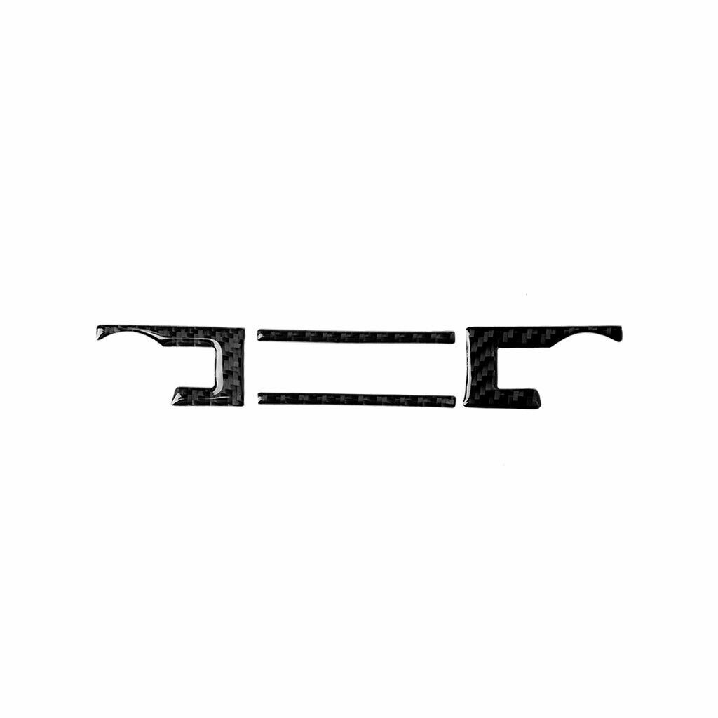 4Pcs Carbon Fiber Switch Button Trim Cover Fit for Ford for Mustang 2015-2019