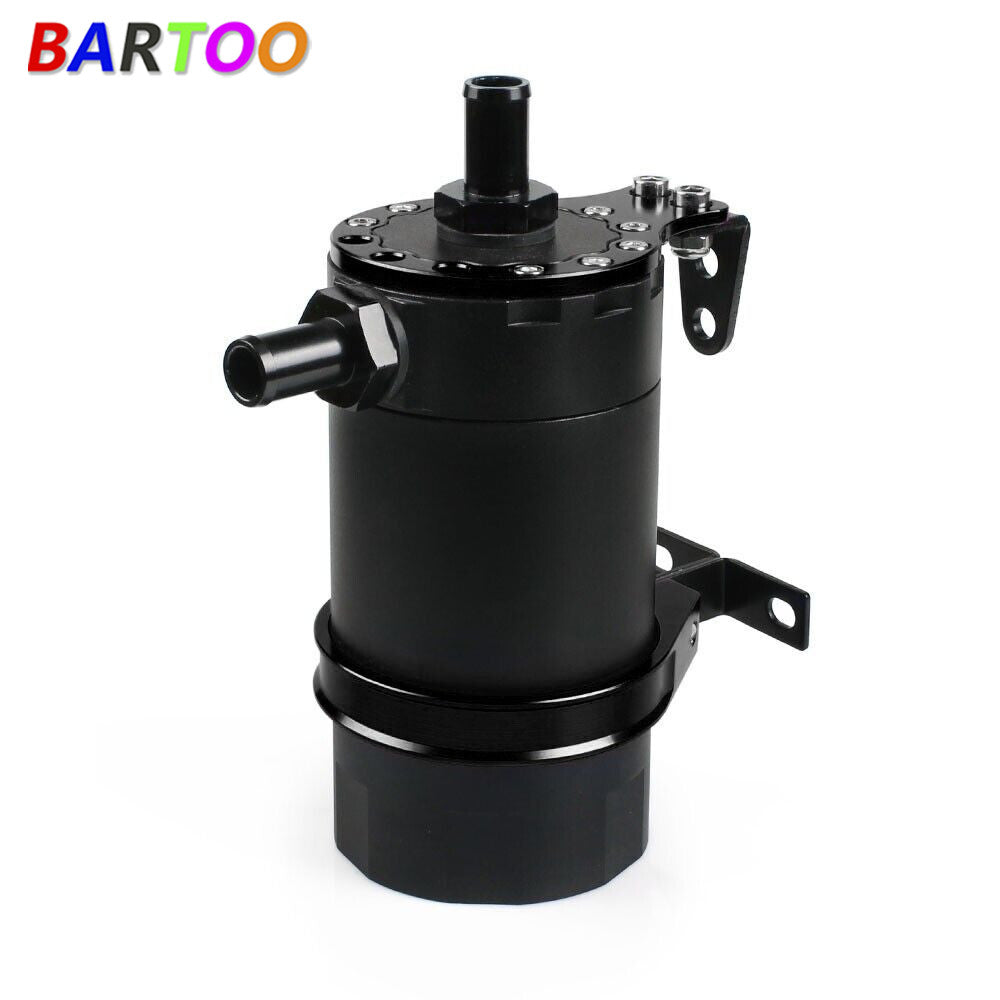 7.5 Ounce Aluminum Baffled Oil Catch Can Resevoir Tank Kit Oil Tank Car