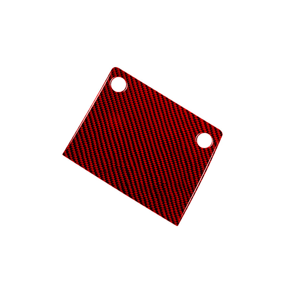 Red Carbon Fiber Driver Side Storage Panel Cover Trim for Ram Promaster 2014-21