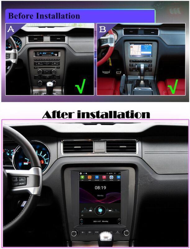 GPS Navigation For 2010-14 for Ford for Mustang 9.7 Vertical Android 10.1 Stereo Radio