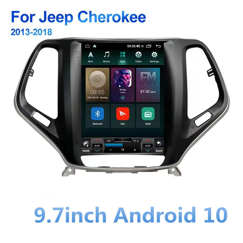 9.7in Car Android Wifi Radio For Cherokee 13-20 Central Multimedia Android Play