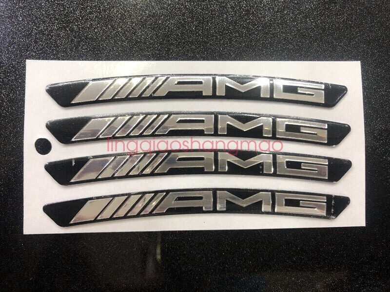NEW for Mercedes AMG Edition Sport Wheels Badge 3D Sticker Logo Emblem Decoration