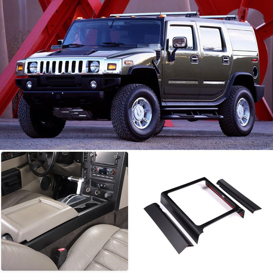 4-Piece ABS Side Turn Signal Smoke Cover Decoration for Hummer H2 (2003-2009)