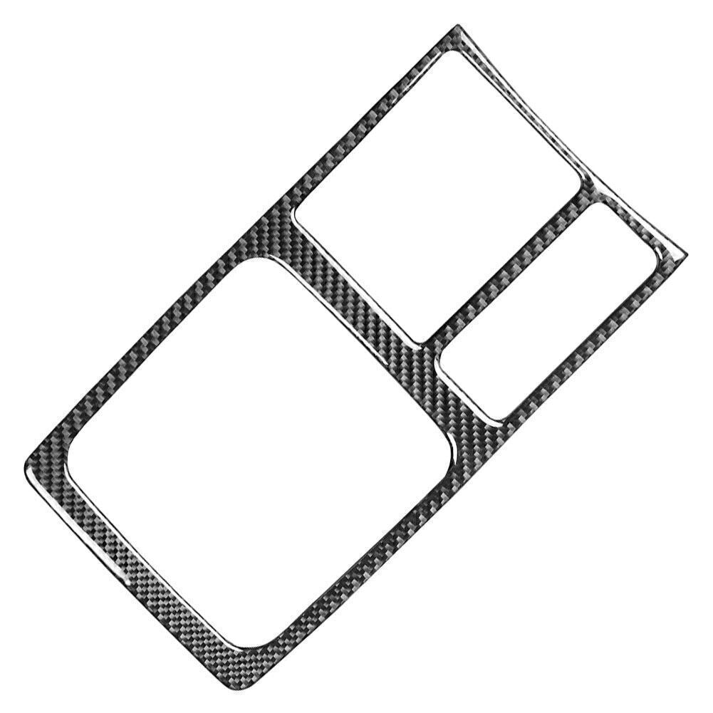 Carbon Fiber Gear Shift Box Panel Cover Trim for Mitsubishi Lancer DE for ES 200816